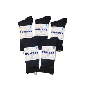 NWT Bombas Women’s Performance Footbed Black Crew Socks‎ Size 4 - 7.5